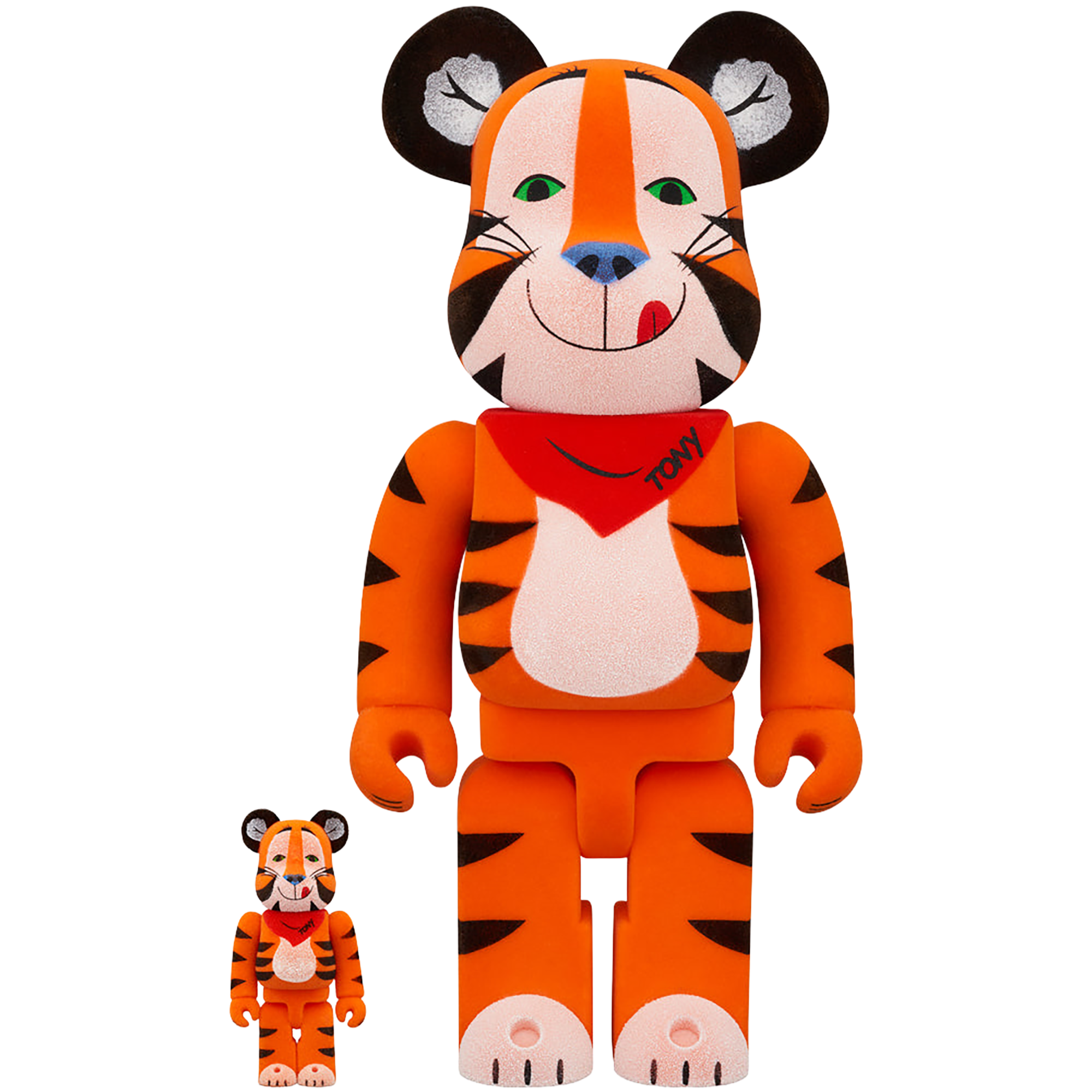 BE@RBRICK TONY THE TIGER VINTAGE FLOCKY Ver.100％ & 400％《2024年5月発売・発送予定 受注期間は11月10日まで》