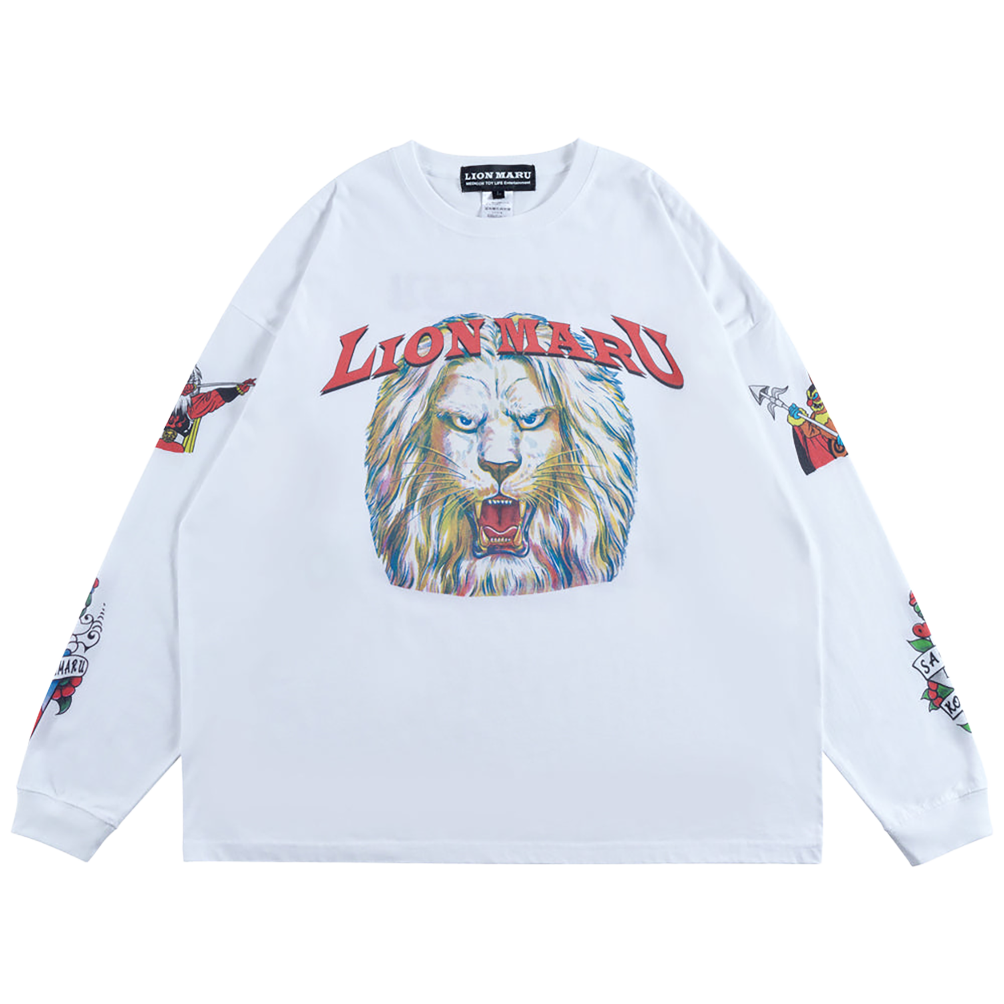 MLE Kaiketsu Lion Maru “LION FACE” LONG TEE