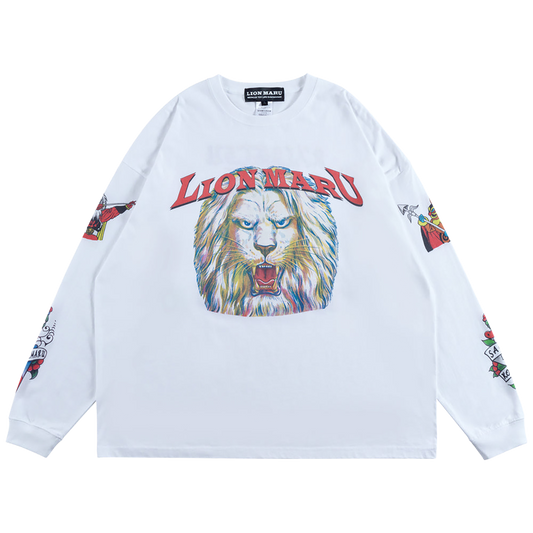 MLE Kaiketsu Lion Maru “LION FACE” 长 T 恤