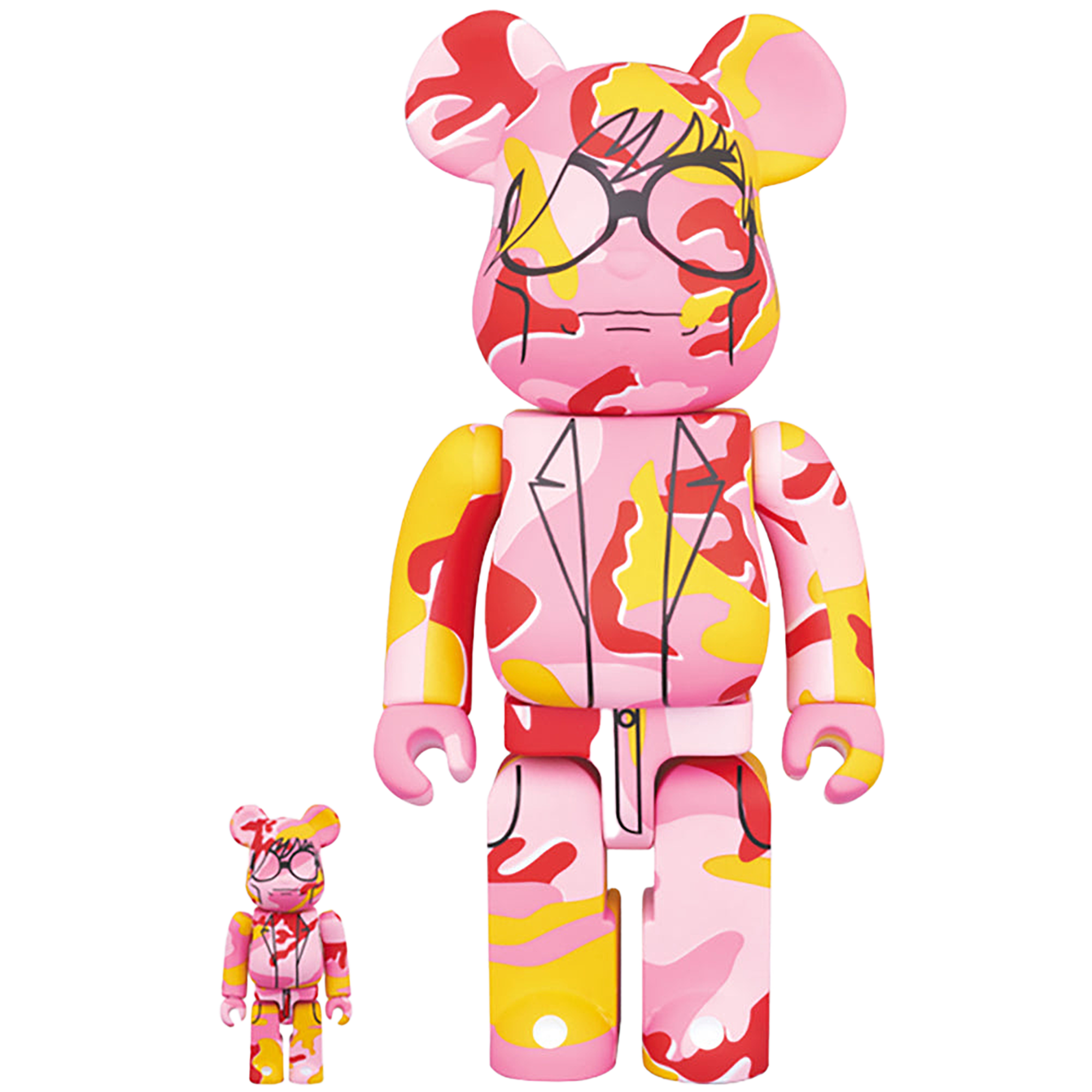 BE@RBRICK ANDY WARHOL Camo Ver. 100％ & 400％