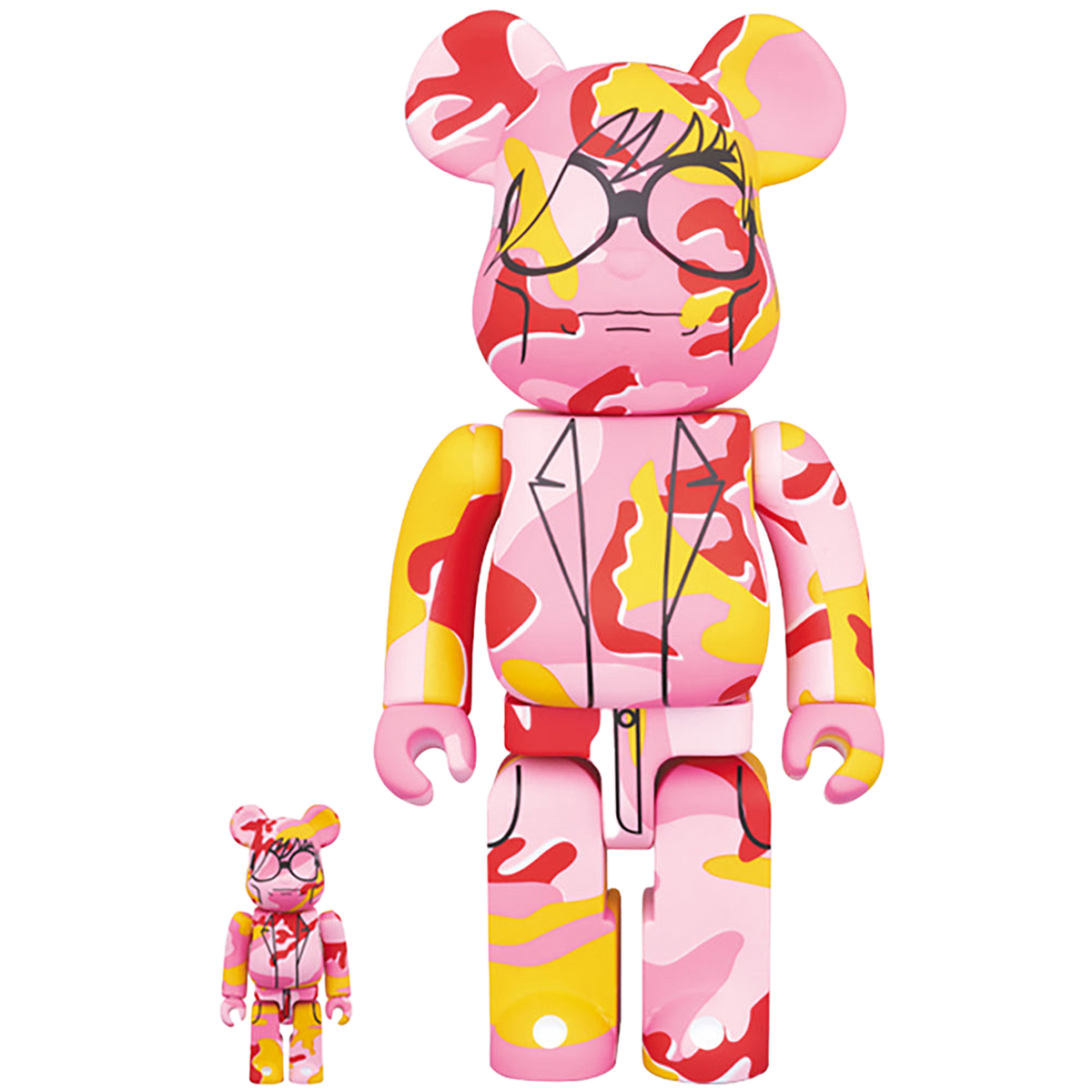 BE@RBRICK ANDY WARHOL Camo Ver. 100％ & 400％