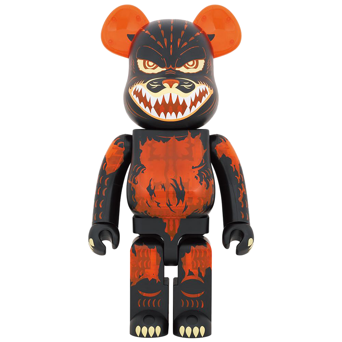 BE@RBRICK ゴジラVSデストロイア版 ゴジラ (メルトダウン:クリア BE@RBRICK ゴジラVSデストロイア版 ゴジラ (メルトダウン:クリア