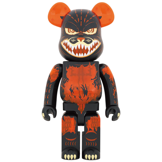 BE@RBRICK Godzilla VS Destroyer version Godzilla (Meltdown: Clear Orange Ver.)1000％