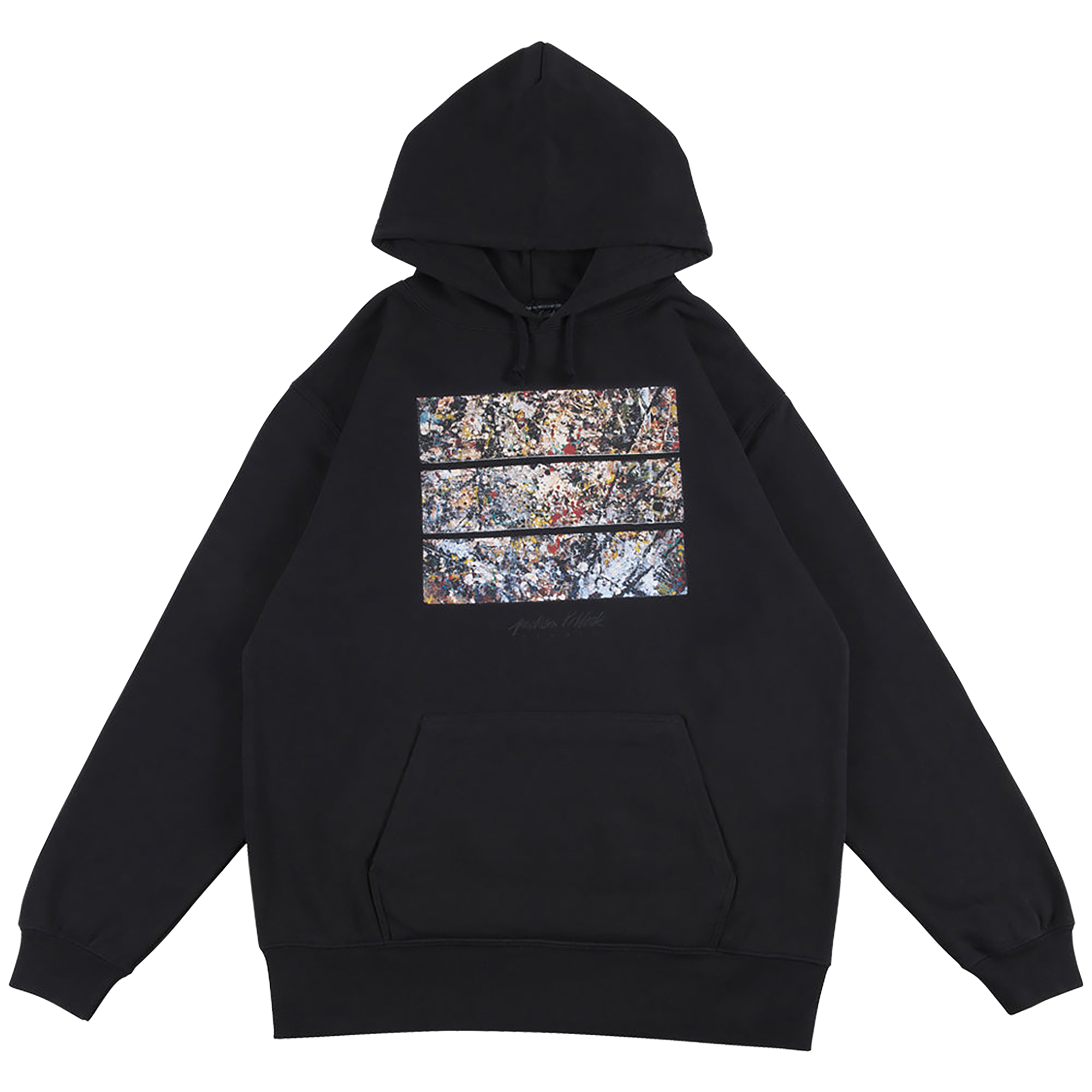 Jackson Pollock Studio PULLOVER HOODED "Floor Boards 02"