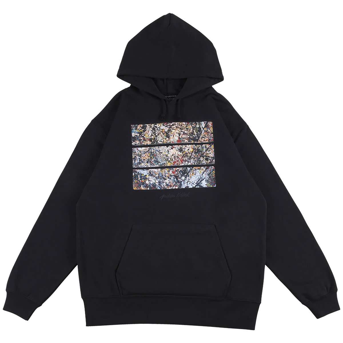 Jackson Pollock Studio PULLOVER HOODED "Floor Boards 02"