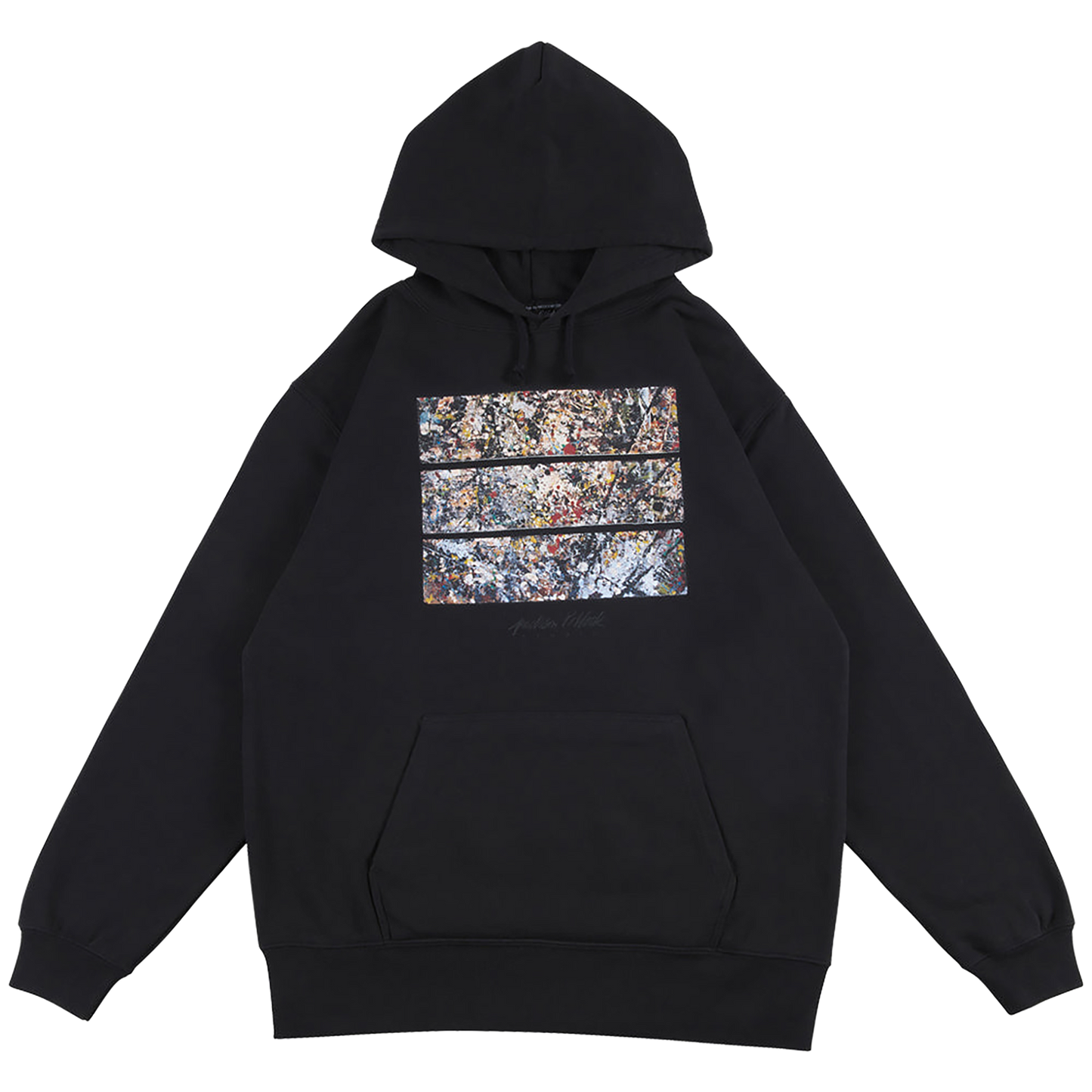 Jackson Pollock Studio PULLOVER HOODED "Floor Boards 02"