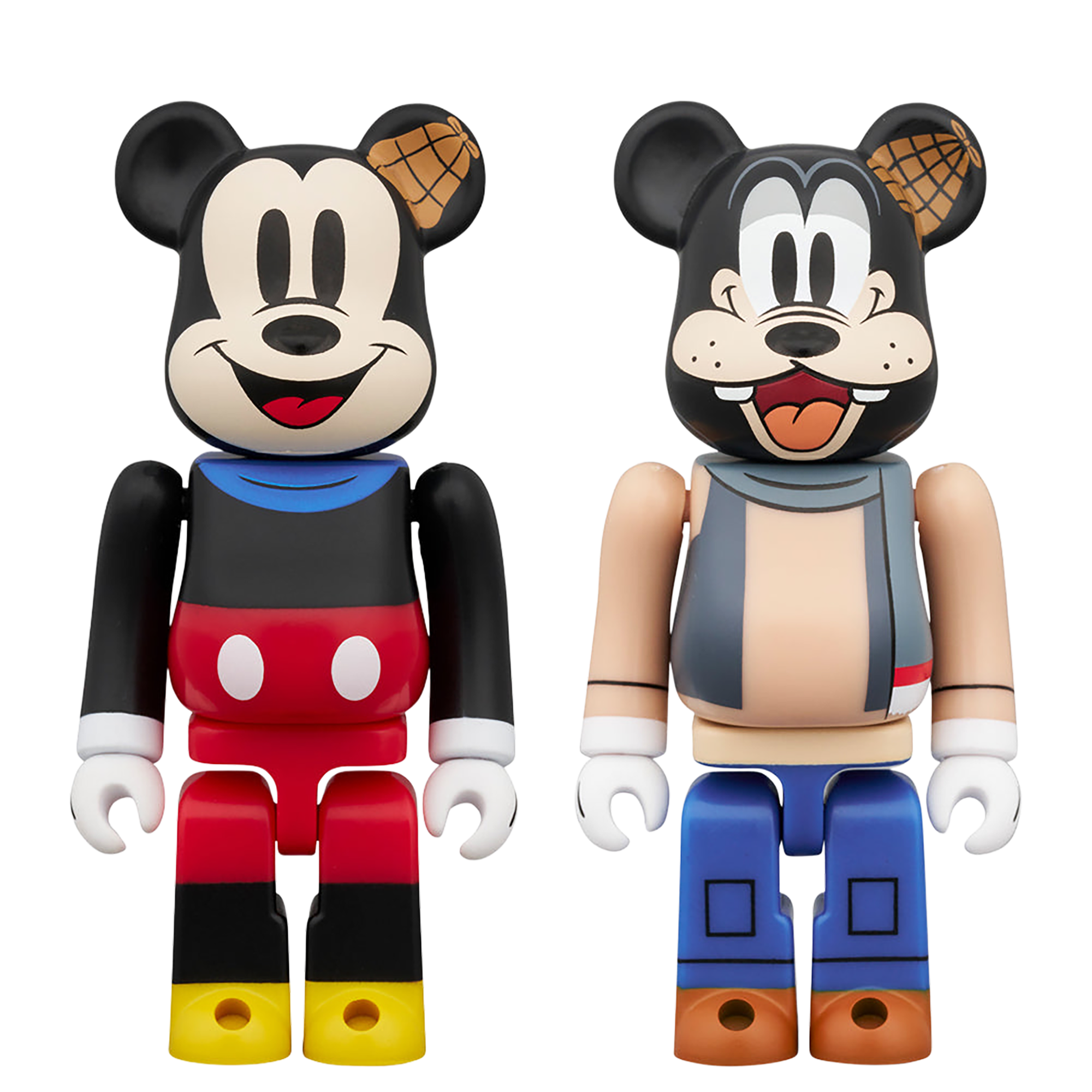 BE@RBRICK MICKEY MOUSE & GOOFY (Lonesome Ghosts Ver.) 2PCS SET

