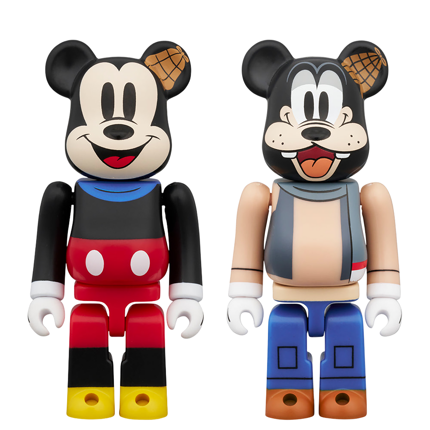 BE@RBRICK MICKEY MOUSE & GOOFY (Lonesome Ghosts Ver.) 2PCS SET
