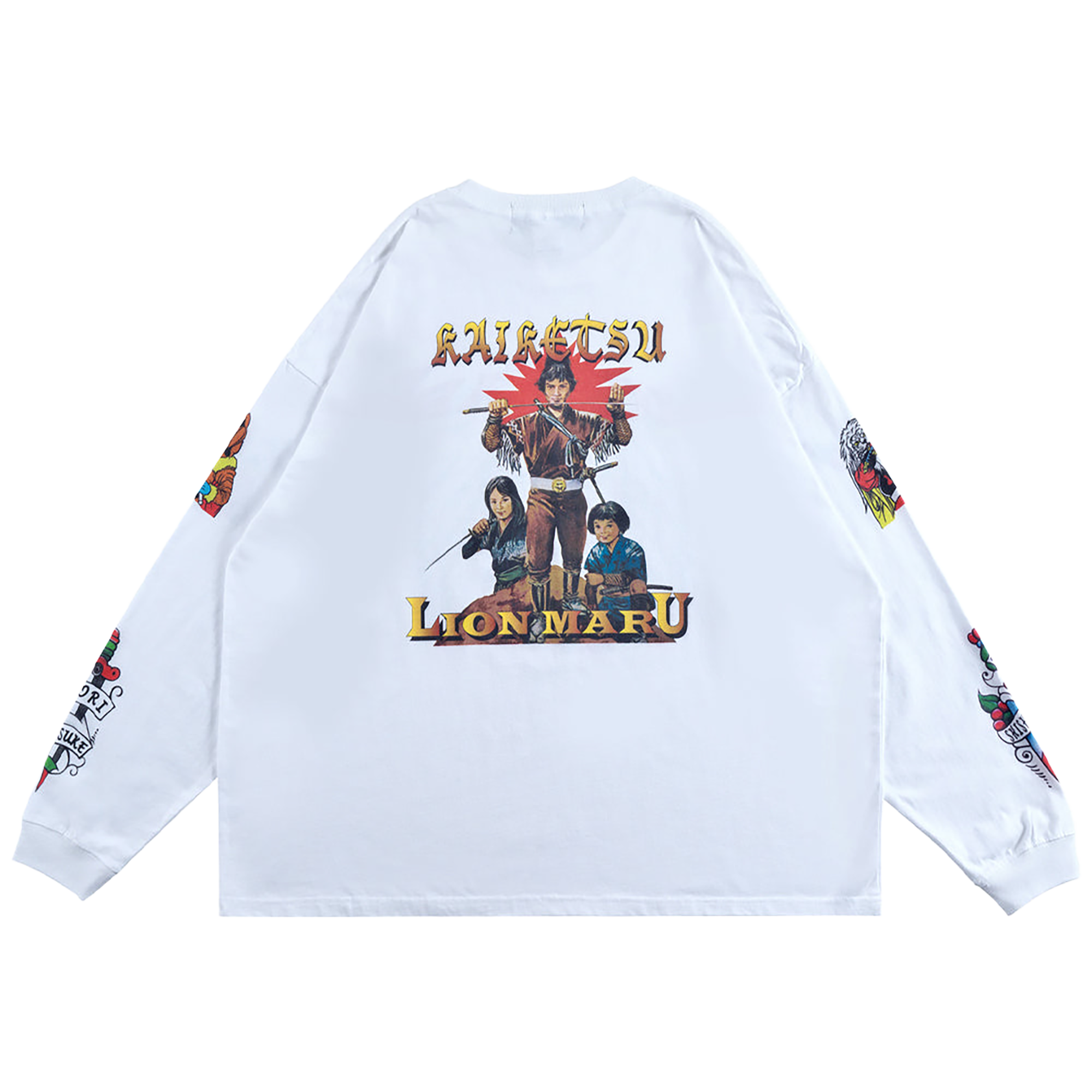 MLE Kaiketsu Lion Maru “LION FACE” LONG TEE