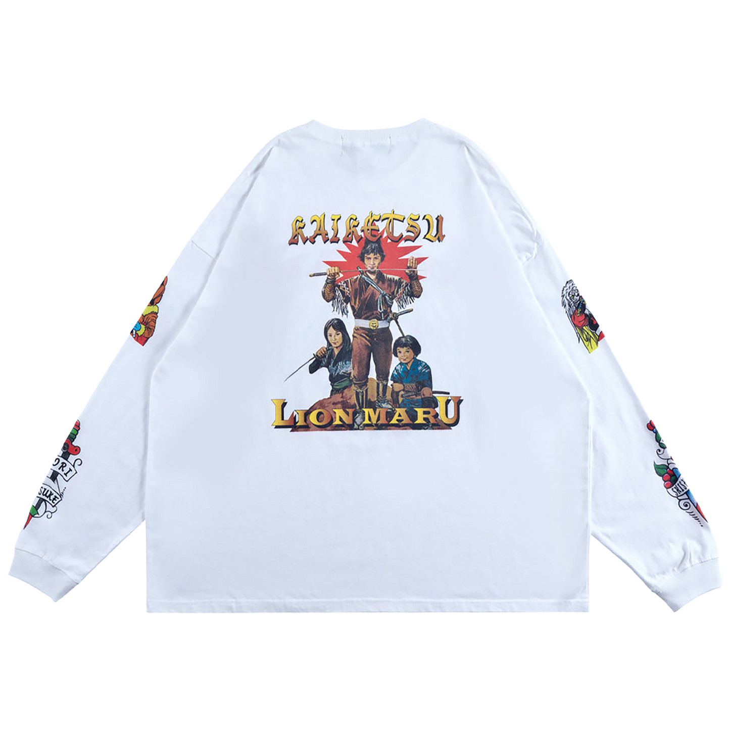 MLE Kaiketsu Lion Maru “LION FACE” LONG TEE
