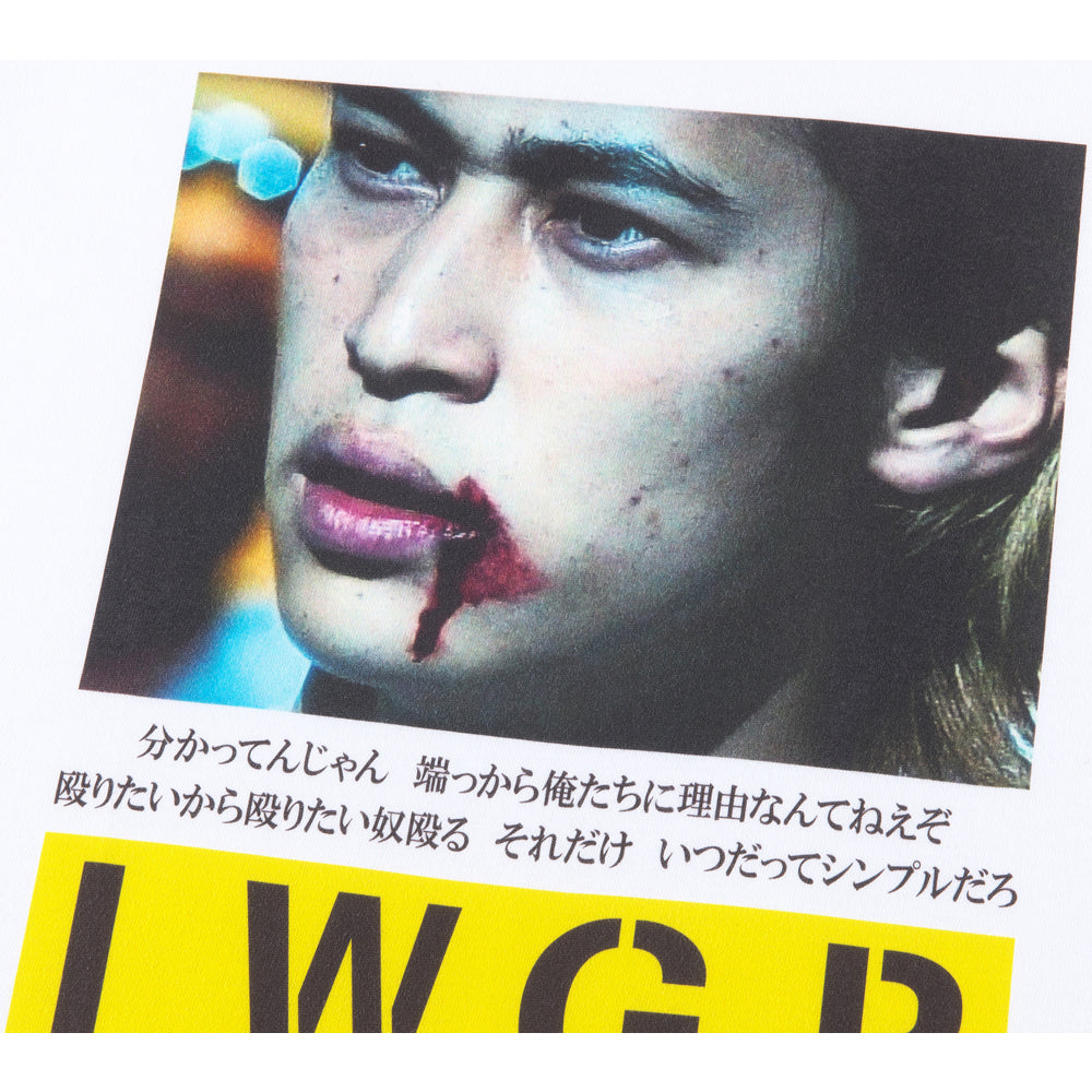 MLE×I.W.G.P. PHOTO MESSAGE TEE "You know it."《Planned to be shipped in late December 2024 / Order period is until October 10》
