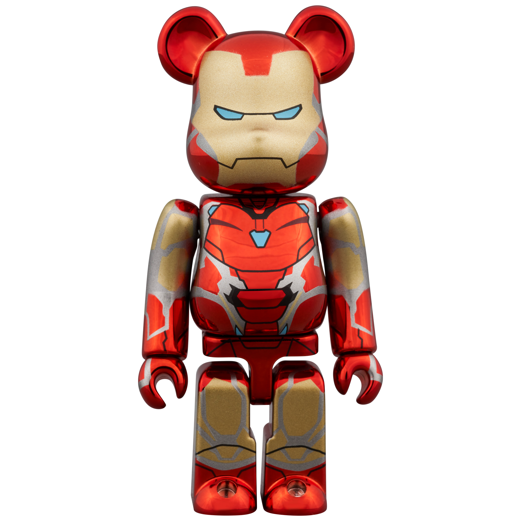 BE@RBRICK IRON MAN MARK85 CHROME Ver. 100％ & 400％