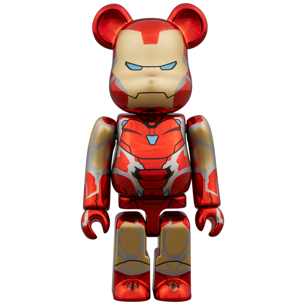 BE@RBRICK IRON MAN MARK85 CHROME Ver. 100％ & 400％