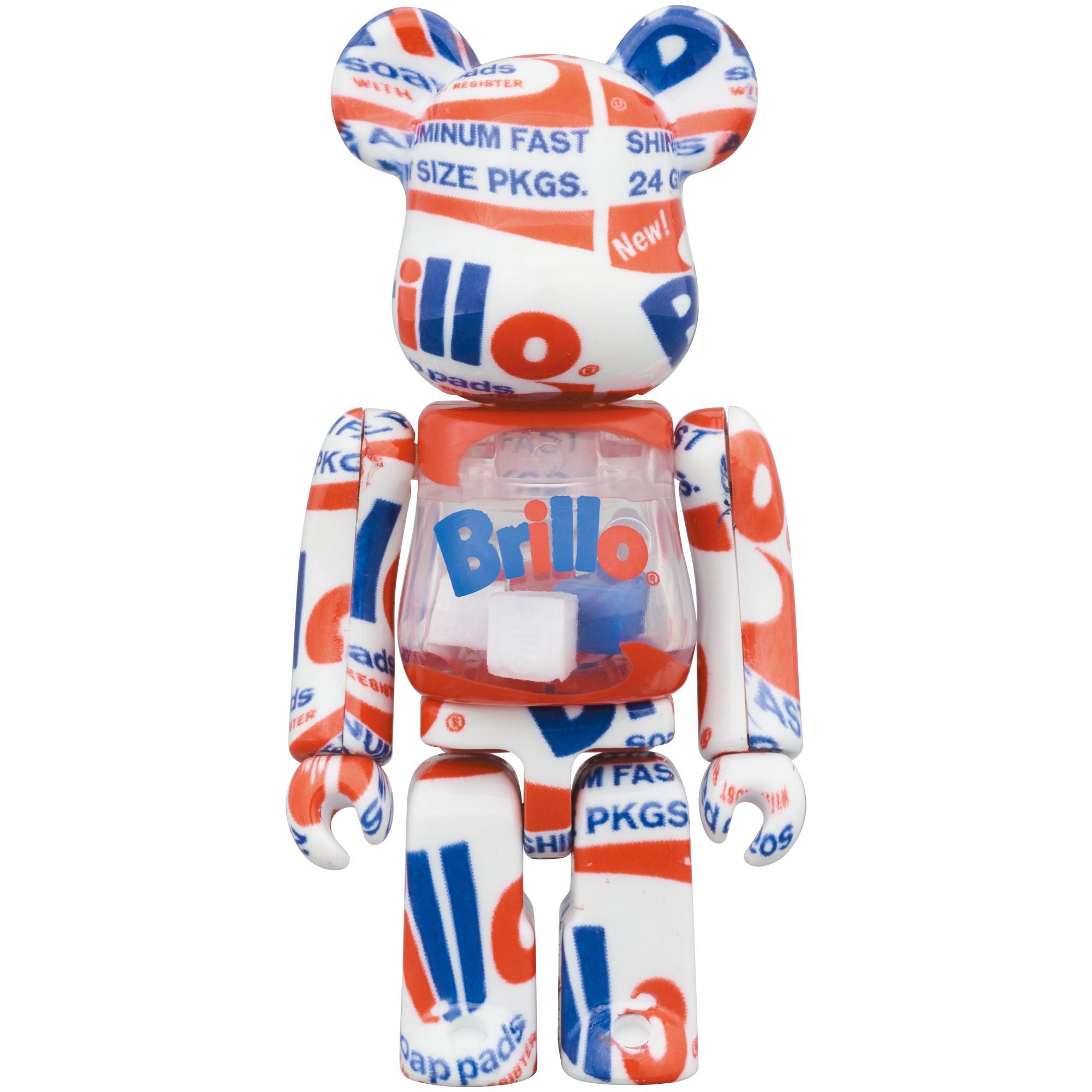 BE@RBRICK ANDY WARHOL "Brillo" 2022 100％ & 400％