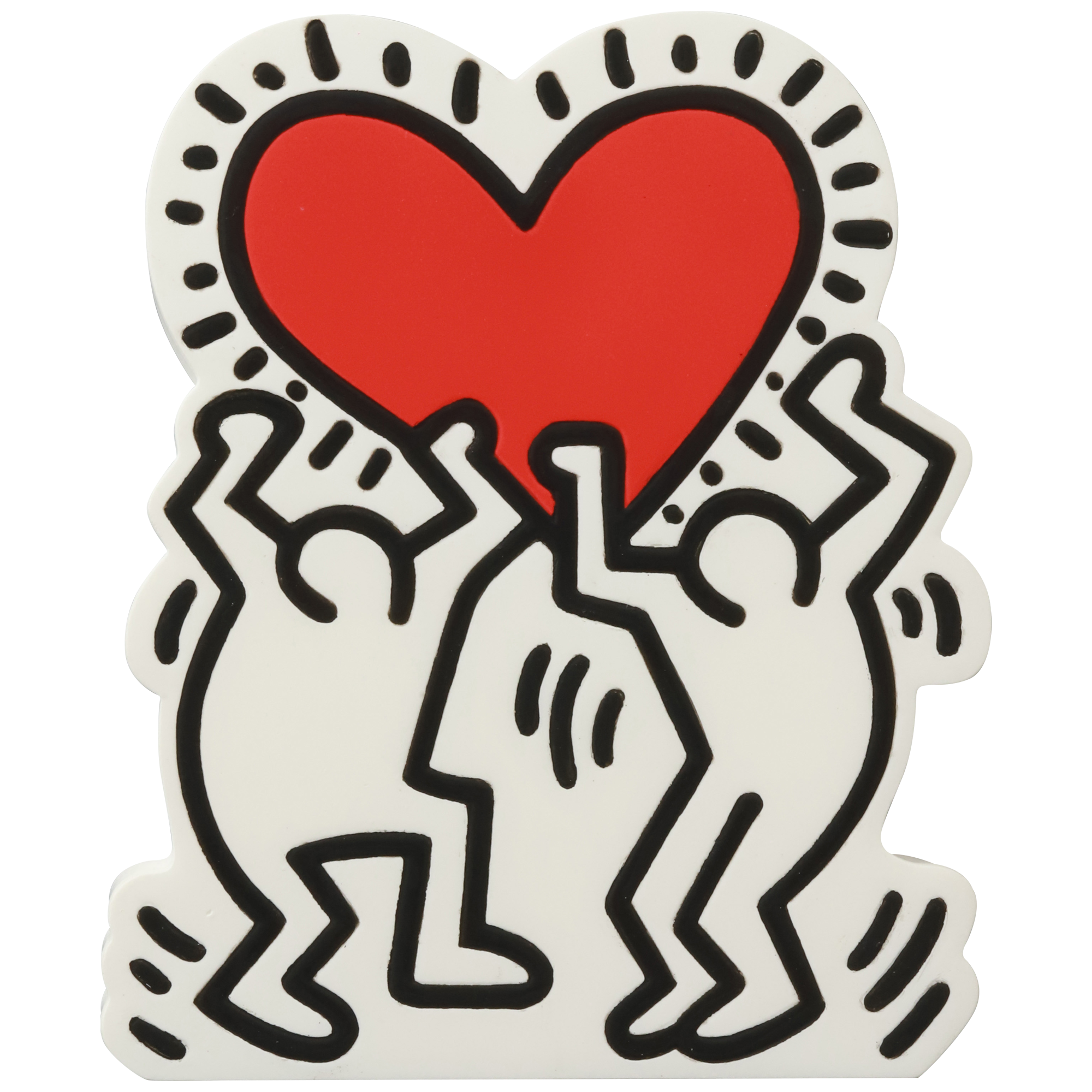 MINI VCD KEITH HARING #3 Skateboarder / With Heart / Barking Dog / Flying Devil / Radiant Baby / Andy Mouse / Three Eyed Smiling Face
