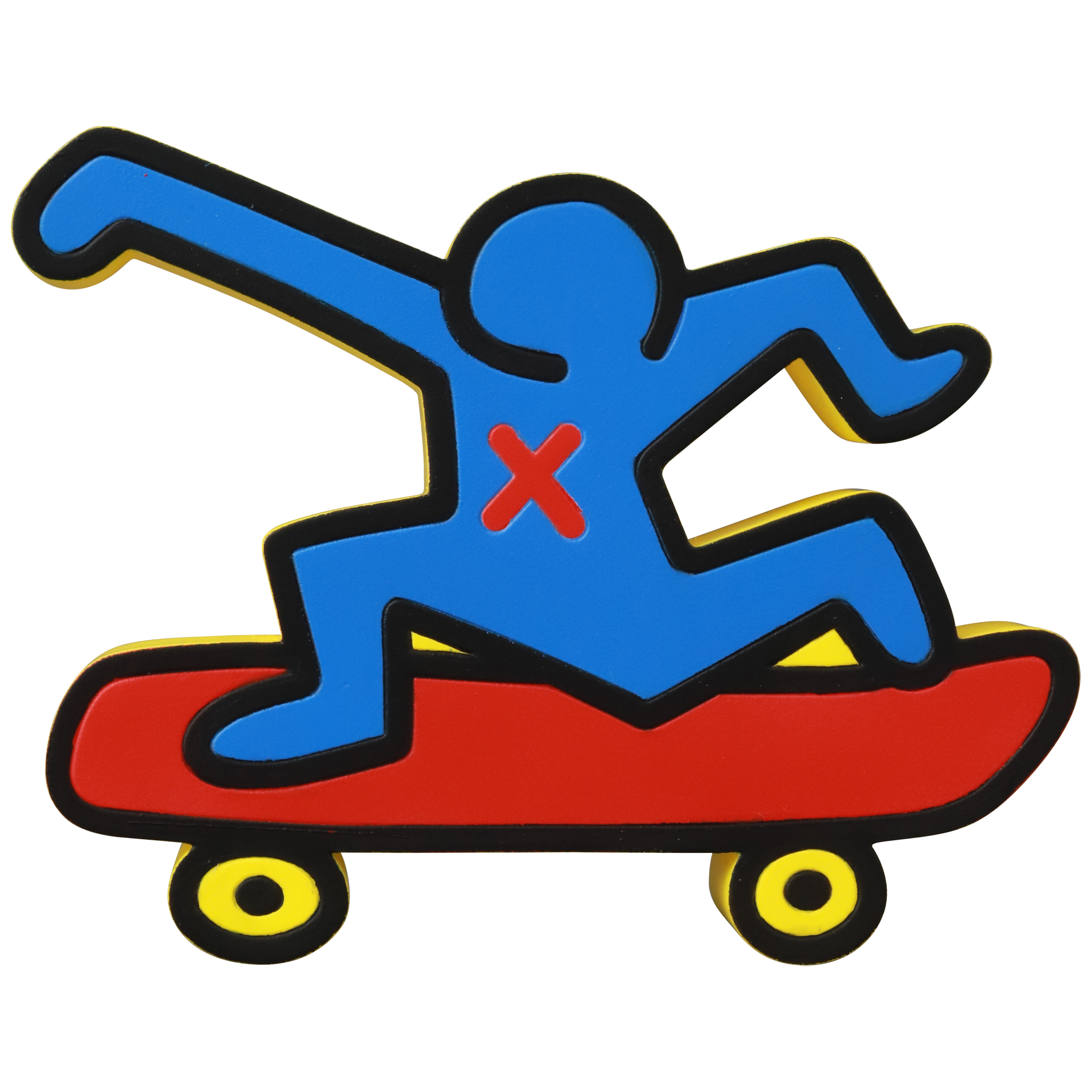 MINI VCD KEITH HARING #3 Skateboarder / With Heart / Barking Dog / Flying Devil / Radiant Baby / Andy Mouse / Three Eyed Smiling Face
