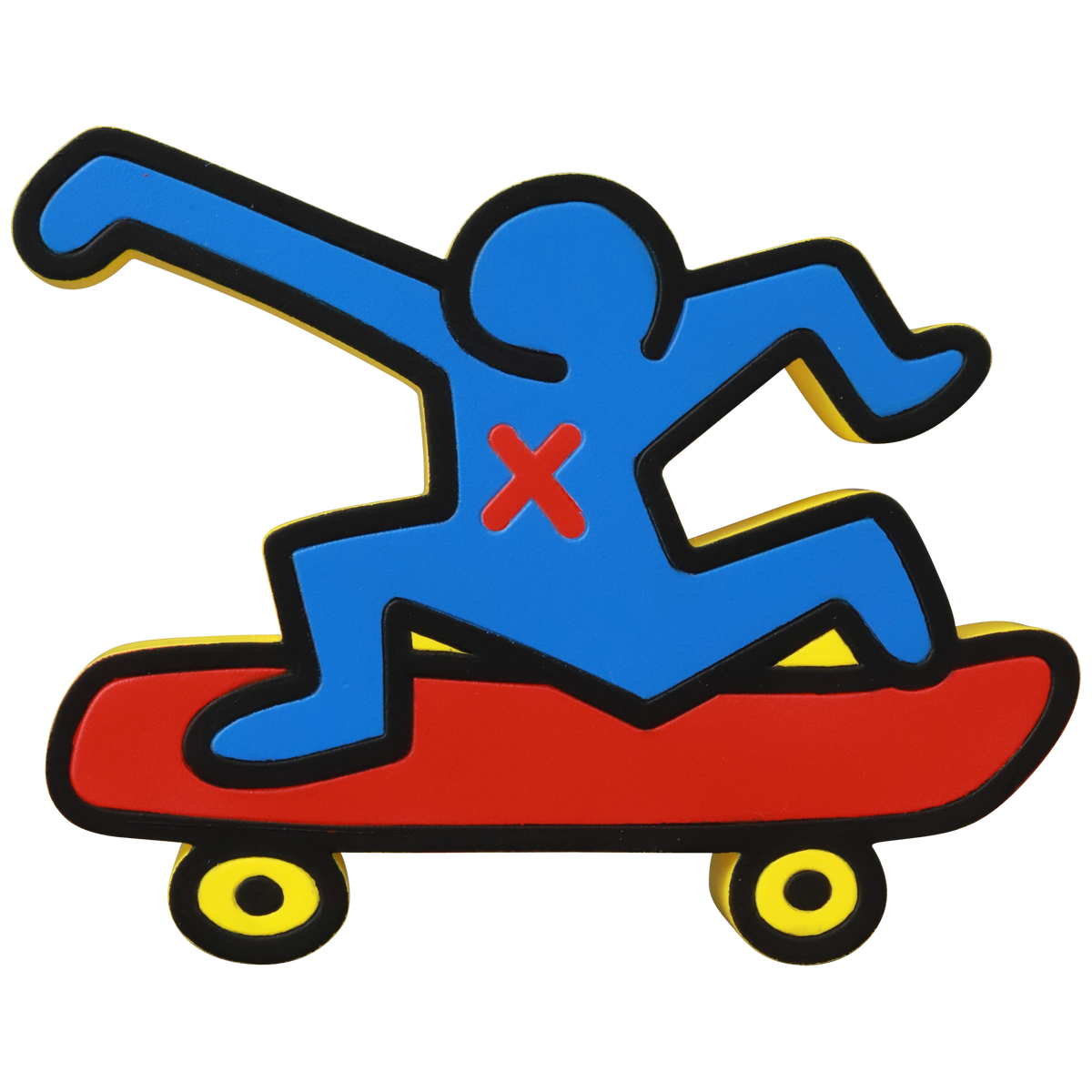 MINI VCD KEITH HARING #3 Skateboarder / With Heart / Barking Dog / Flying Devil / Radiant Baby / Andy Mouse / Three Eyed Smiling Face
