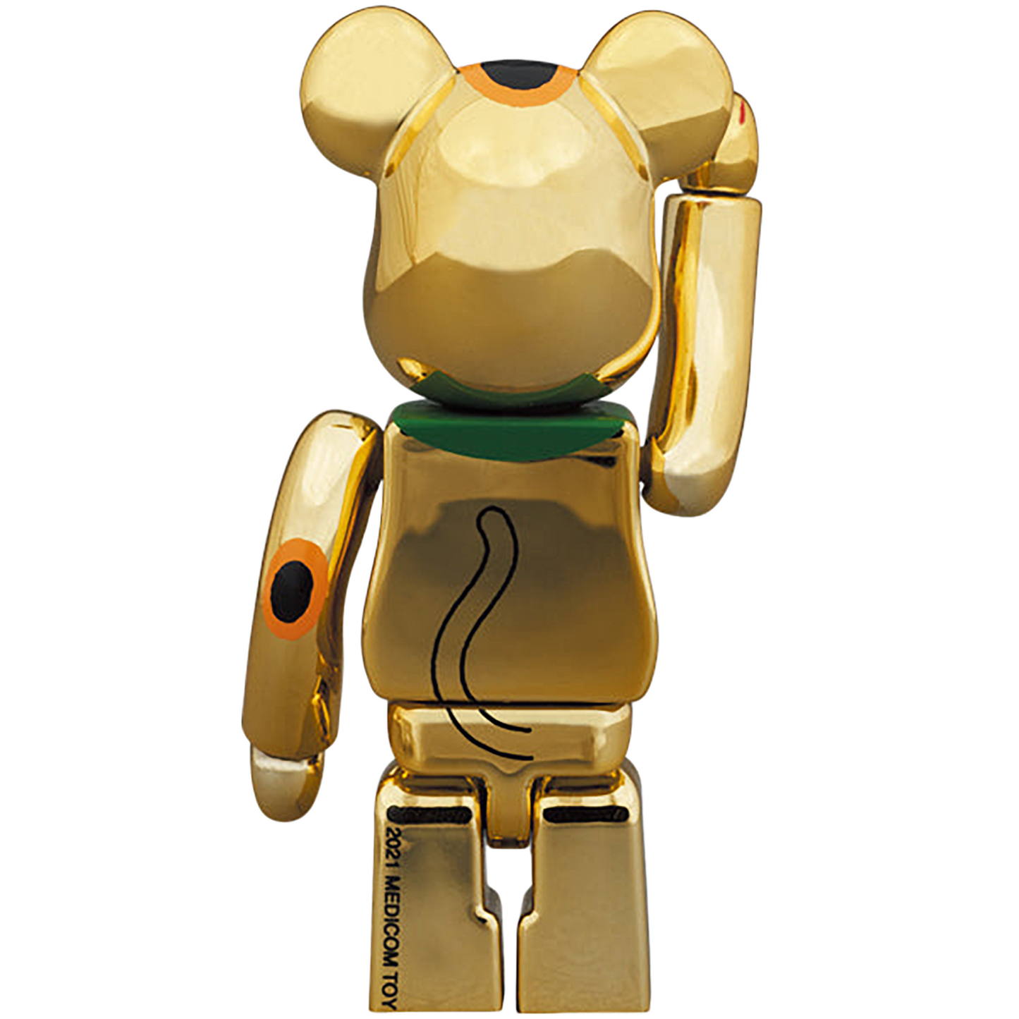BE@RBRICK Maneki Neko Gold Fortune Gold Plating 2 100%