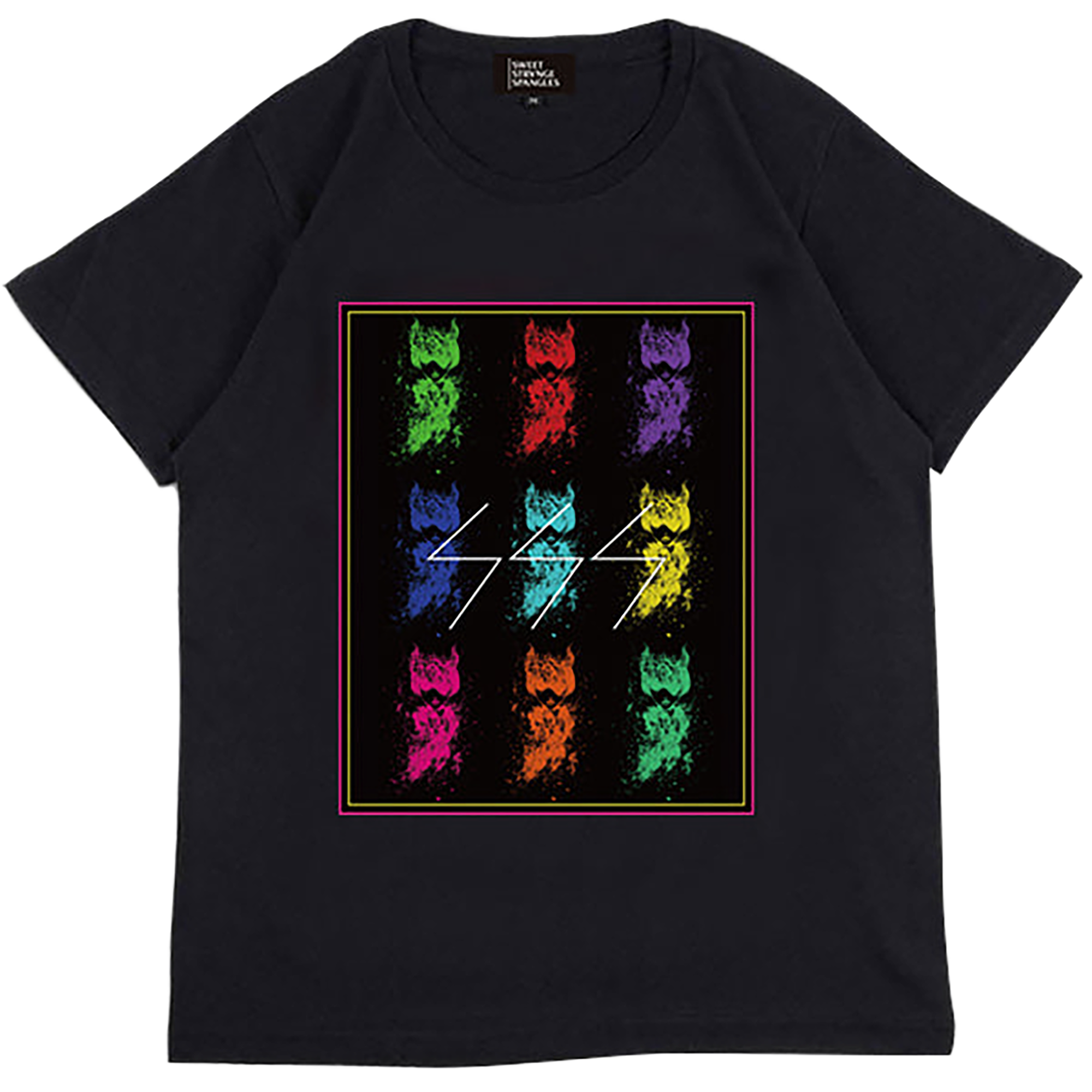 SWEET STRANGE SPANGLES T-SHIRT BLACK / WHITE＋CD