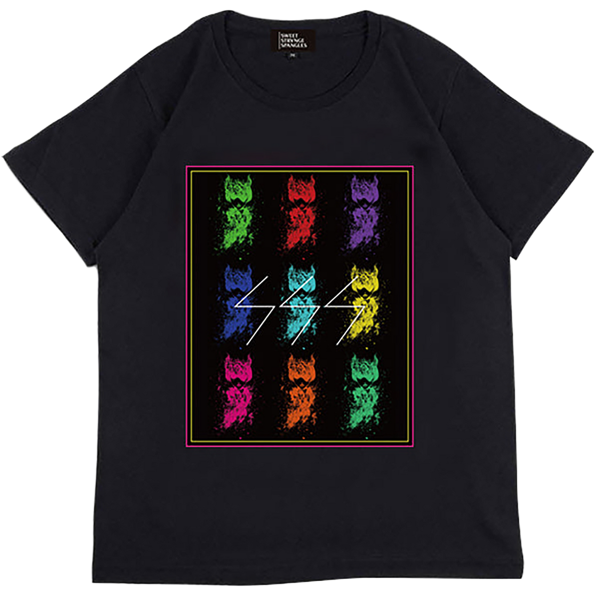 SWEET STRANGE SPANGLES T-SHIRT BLACK / WHITE＋CD