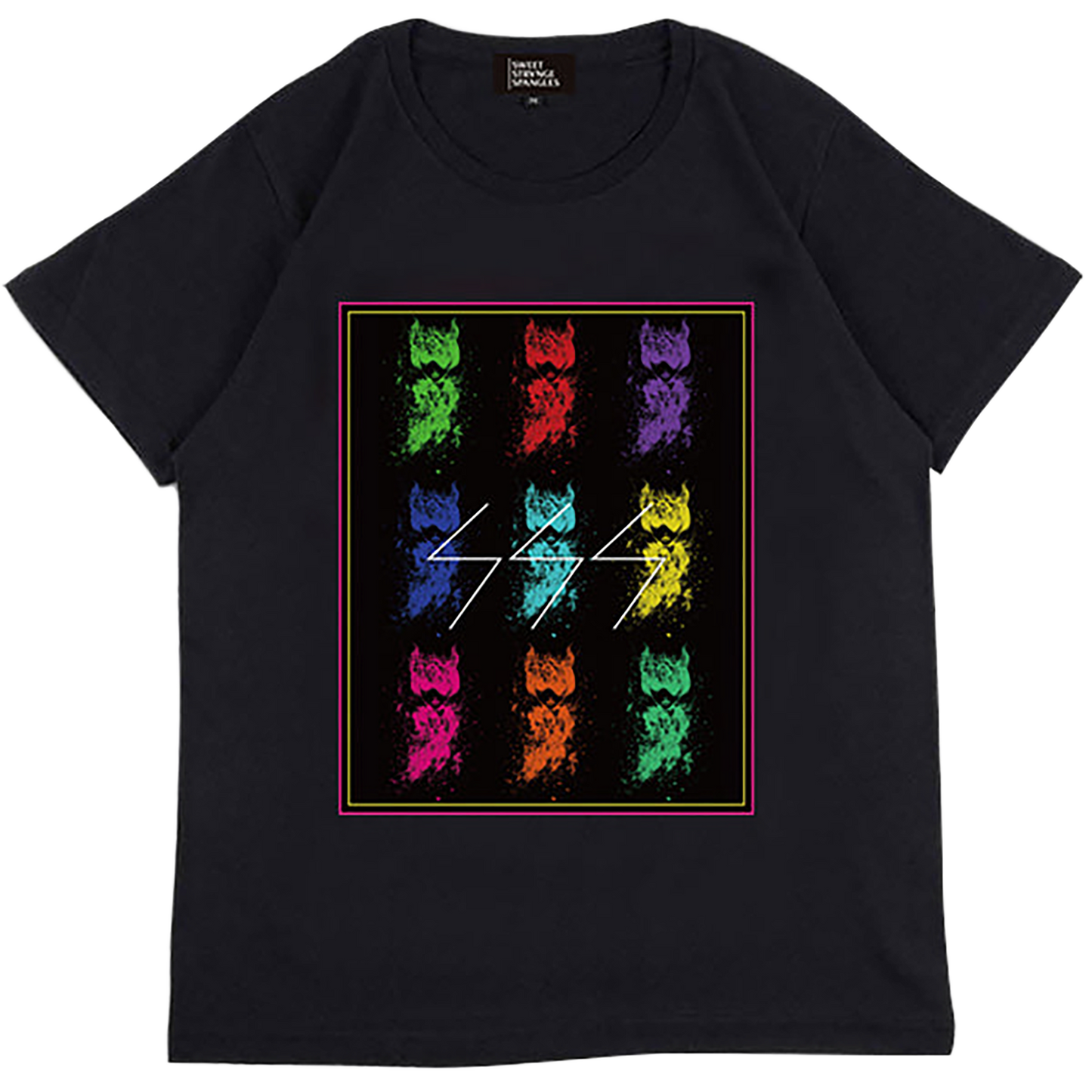 SWEET STRANGE SPANGLES T-SHIRT BLACK / WHITE＋CD
