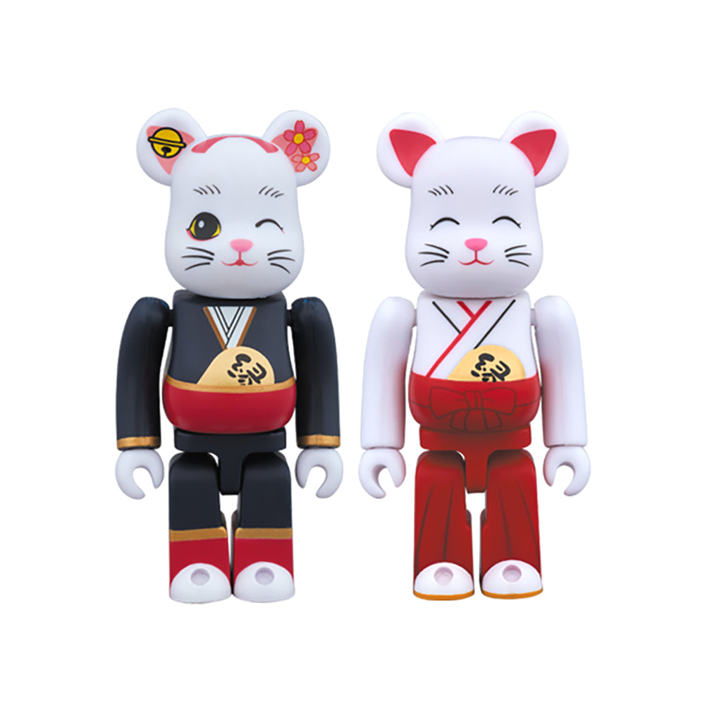 BE@RBRICK 招き猫 縁結び 舞妓 / 巫女 100％_0