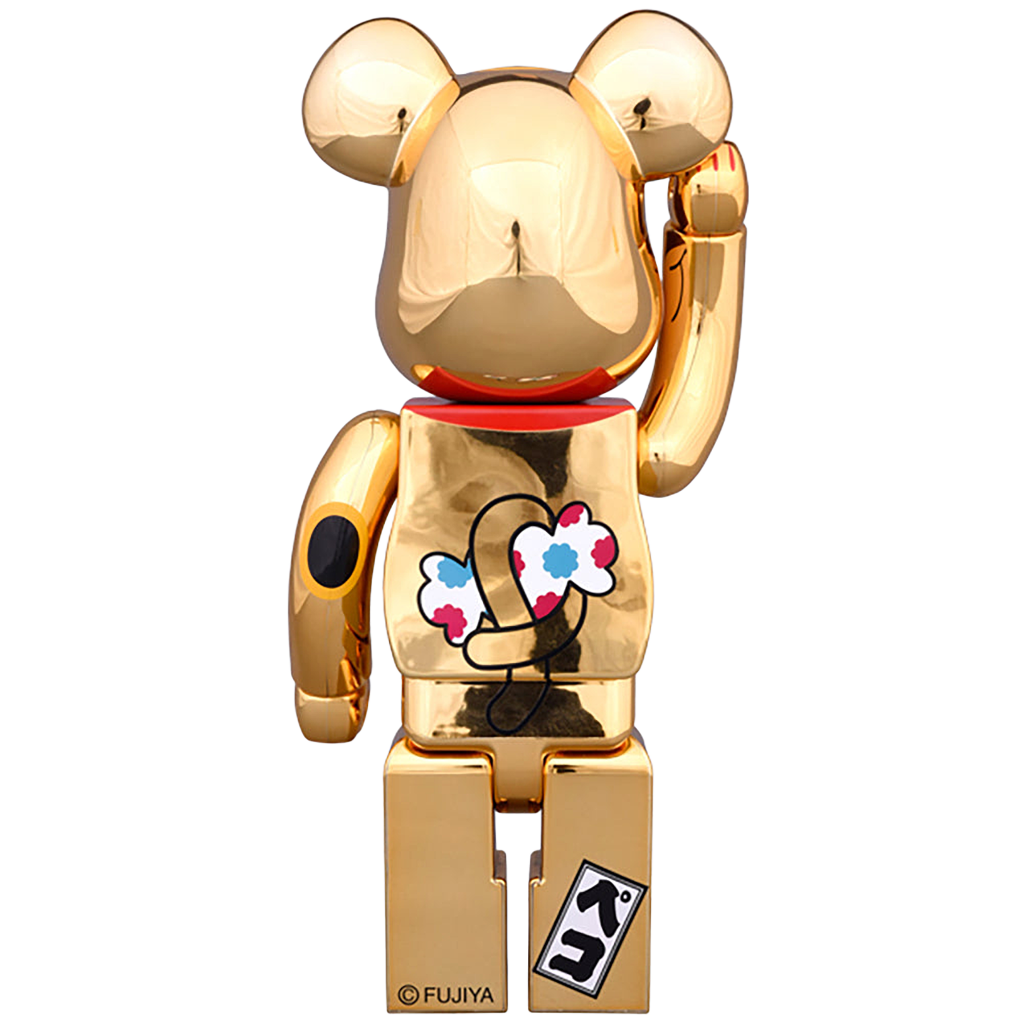 BE@RBRICK 招き猫 ペコちゃん 金メッキ 100％ & 400％