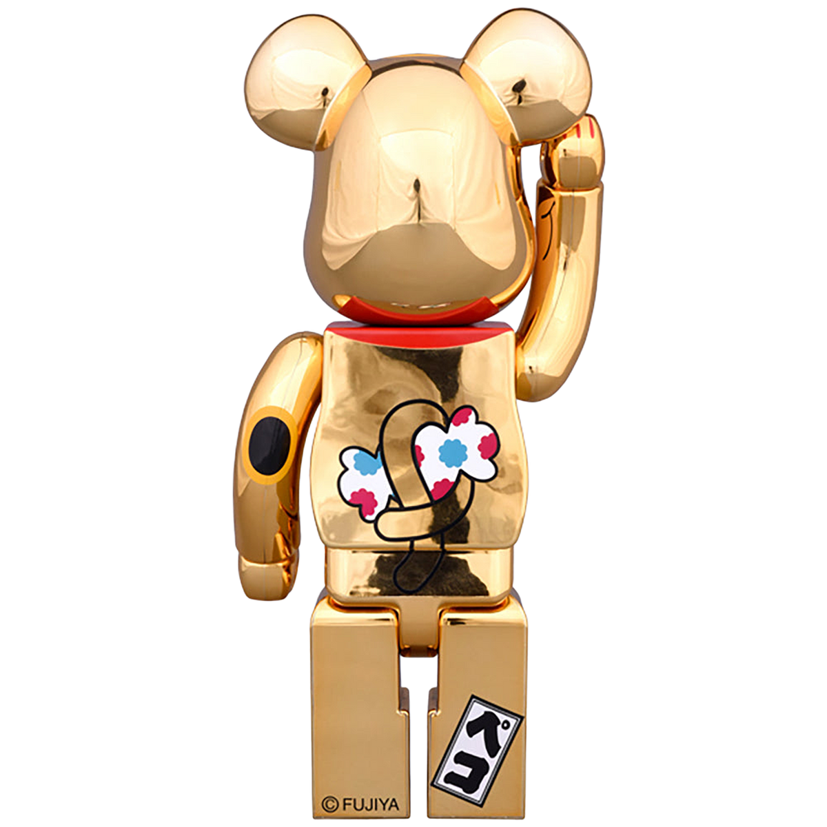 BE@RBRICK 招き猫 ペコちゃん 金メッキ 100％ & 400％