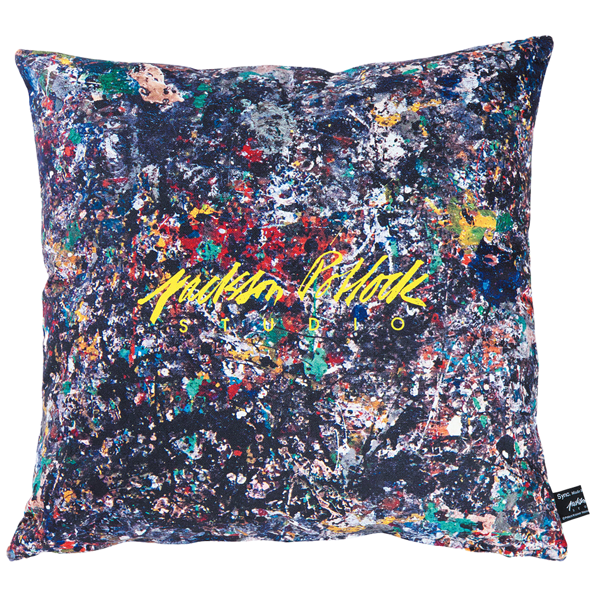 SQUARE CUSHION "Jackson Pollock Studio 03"