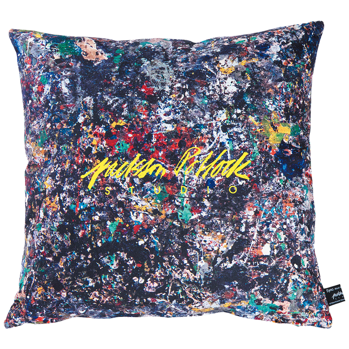 SQUARE CUSHION "Jackson Pollock Studio 03"