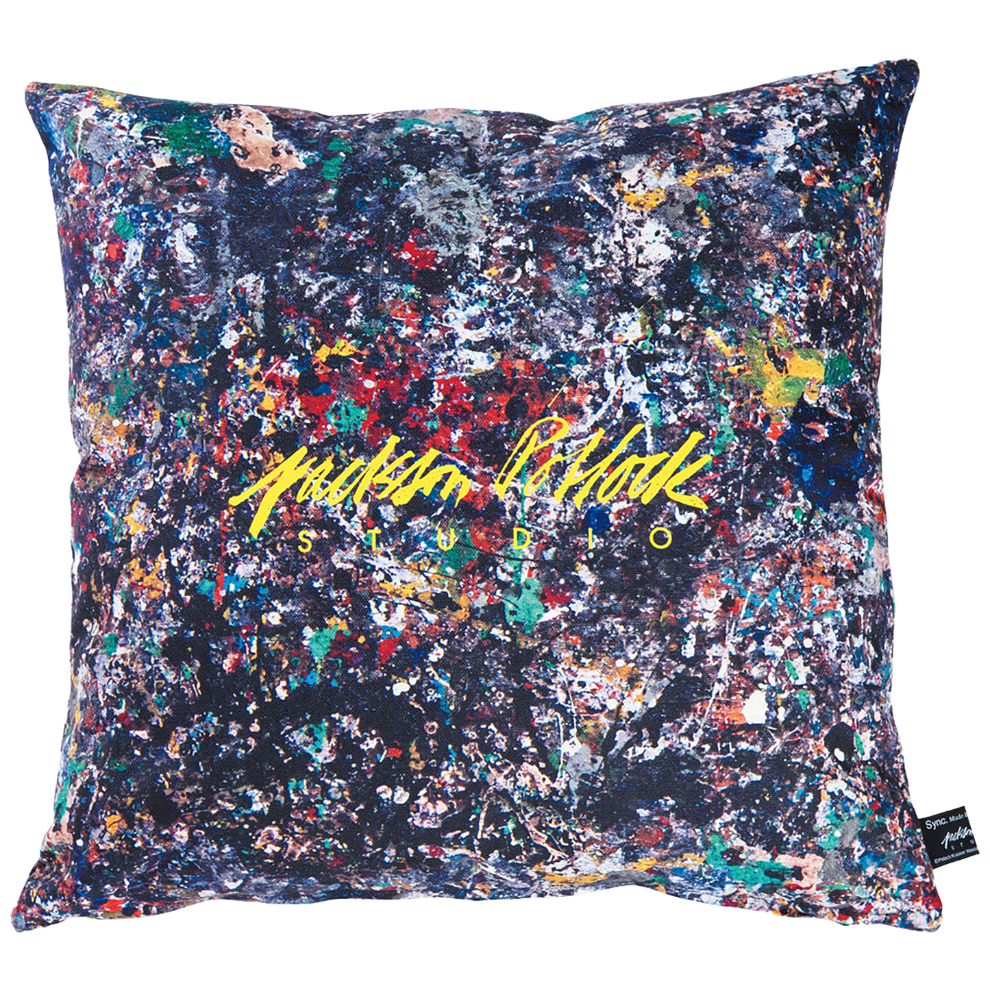 SQUARE CUSHION "Jackson Pollock Studio 03"