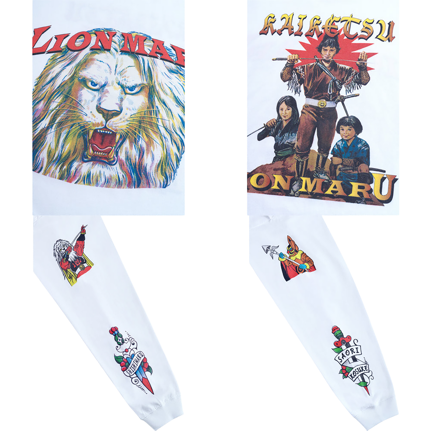 MLE Kaiketsu Lion Maru “LION FACE” LONG TEE