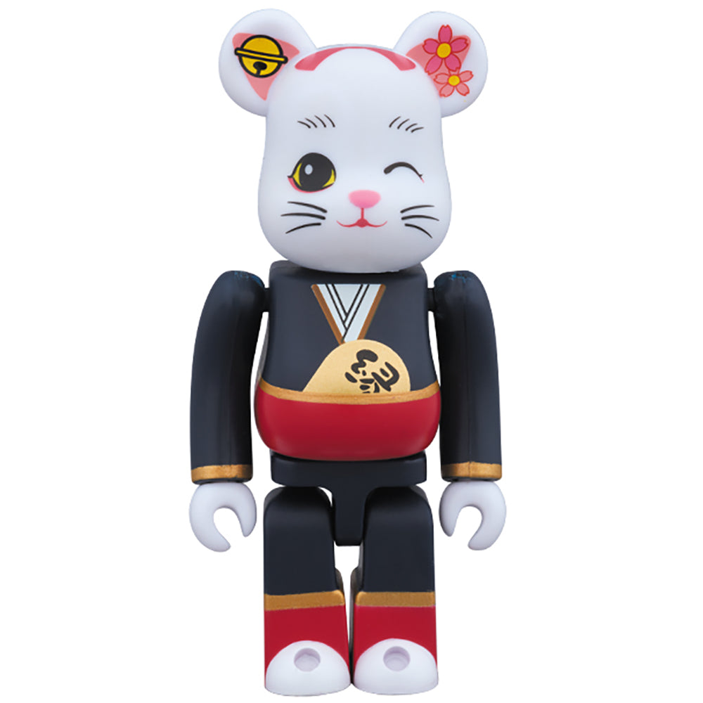 BE@RBRICK 招き猫 縁結び 舞妓 / 巫女 100％_1