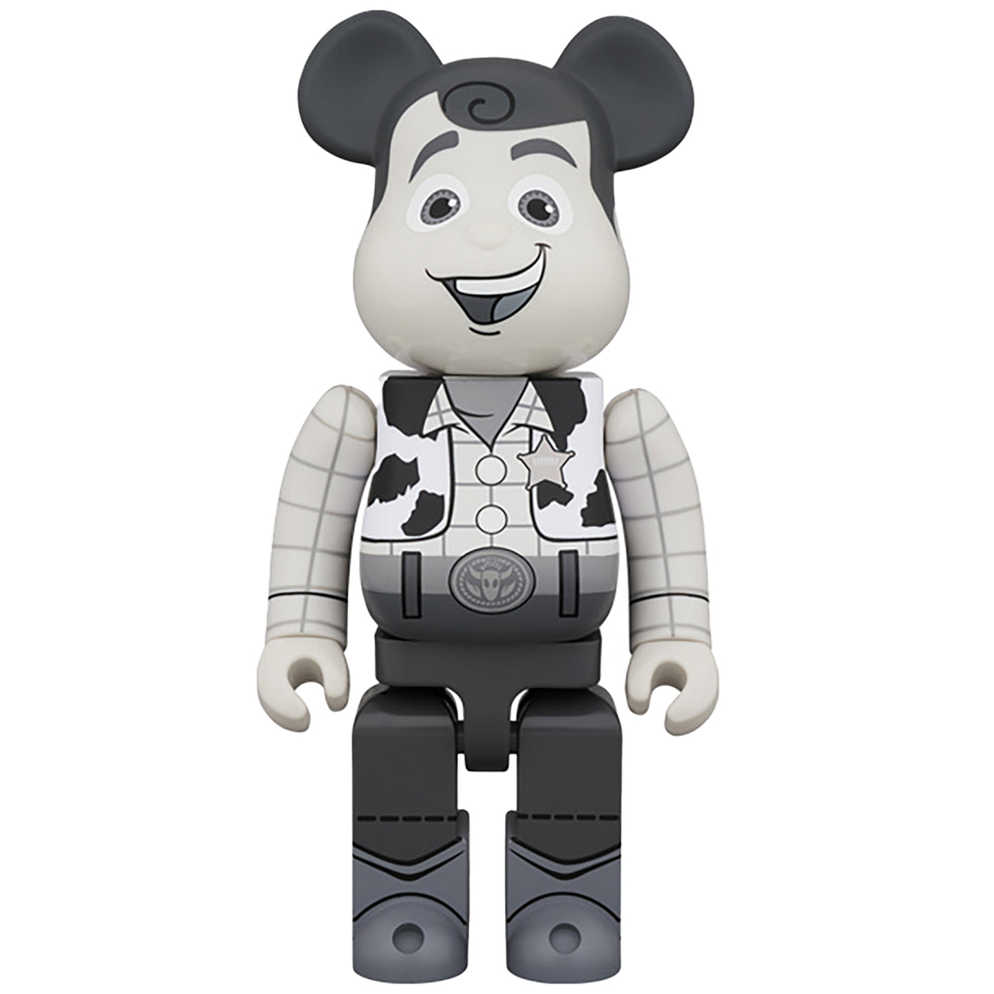 BE@RBRICK WOODY B&W Ver. 400％