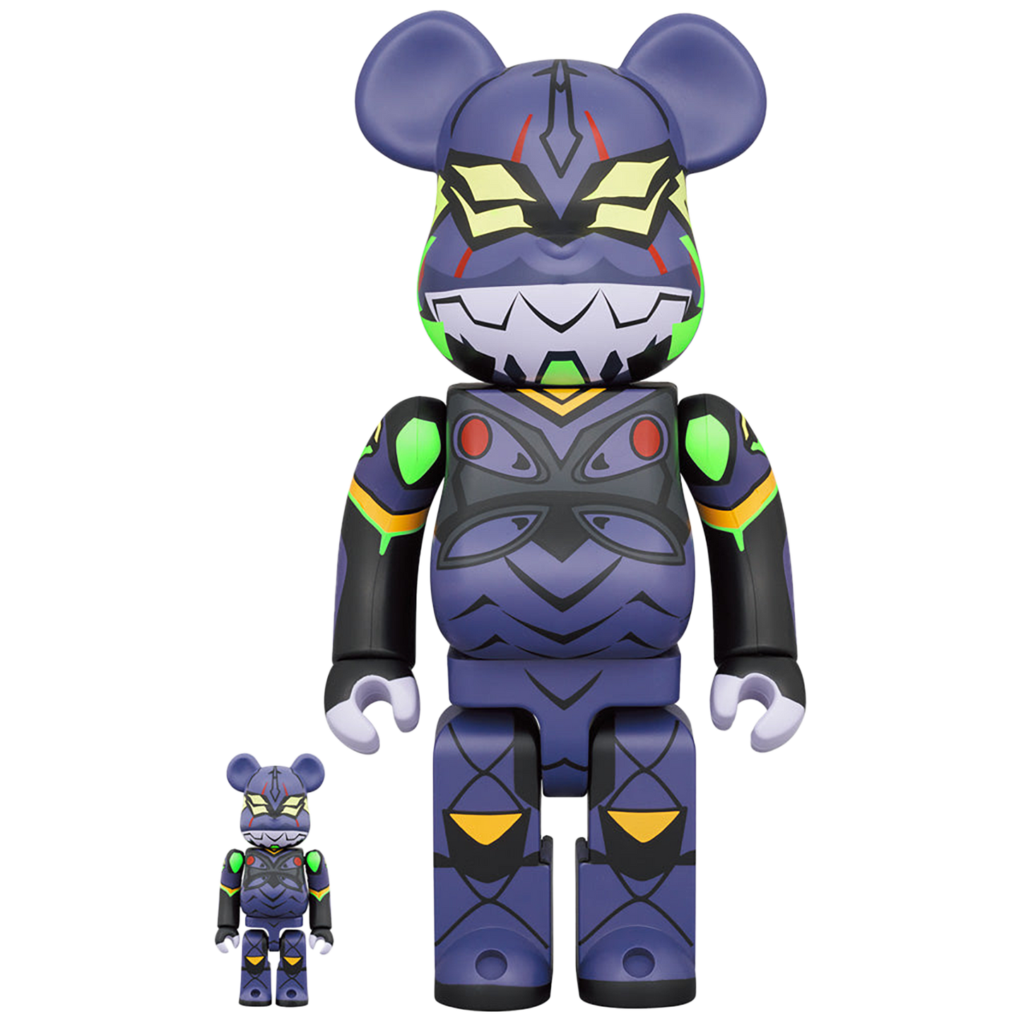 BE@RBRICK Evangelion Unit 13 (new paint version) 100％ & 400％
