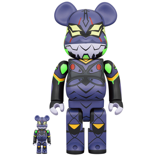 BE@RBRICK Evangelion Unit 13 (new paint version) 100％ & 400％