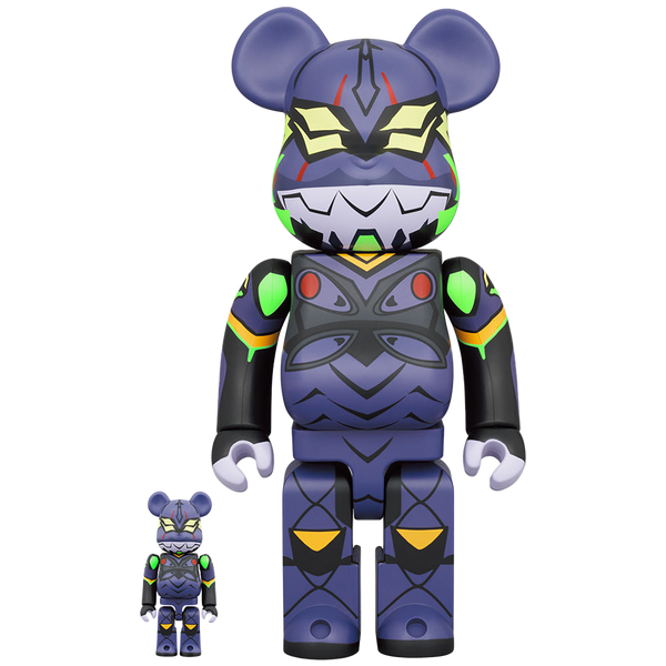 MEDICOM TOY - BE@RBRICK エヴァンゲリオン初号機CHROME Ver 100%400% BE@RBRICK エヴァンゲリオン 第13号機(新塗装版) 100％ & 400