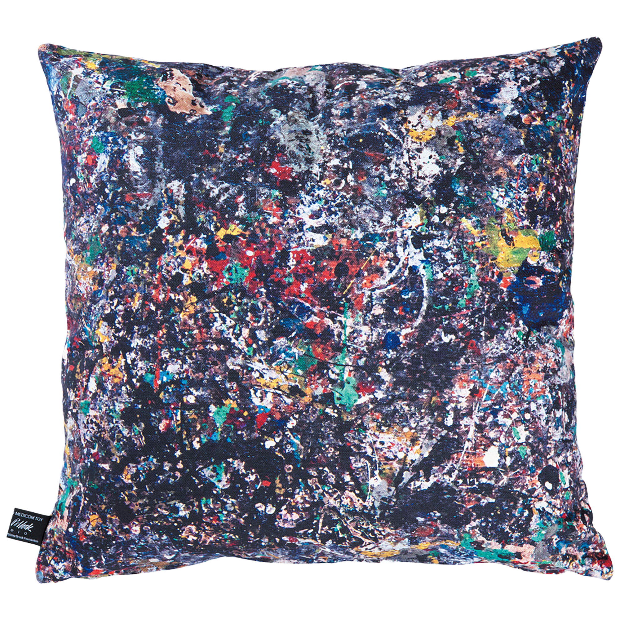 SQUARE CUSHION "Jackson Pollock Studio 03"
