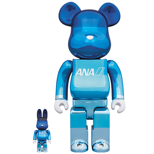 ANA クロムグラデーション R@BBRICK 100％ & BE@RBRICK 400％