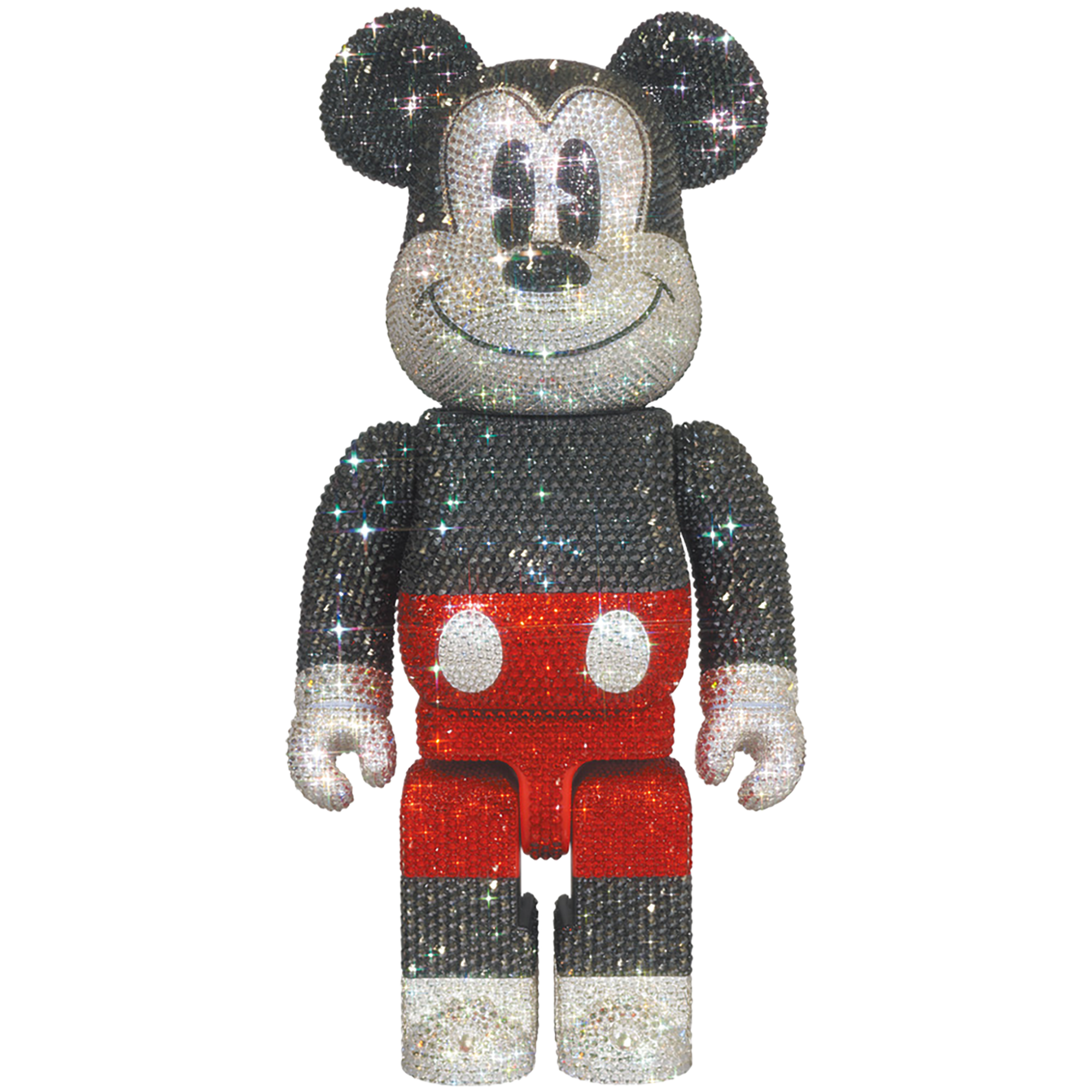 CRYSTAL DECORATE MICKEY MOUSE BE@RBRICK 400% R&W Ver.《Planned to be shipped in late October 2021》