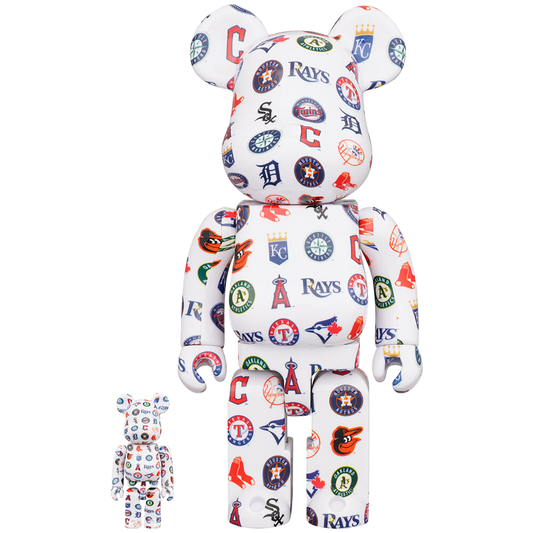 BE@RBRICK MLB 美国联盟 (TM) 100% 和 400%