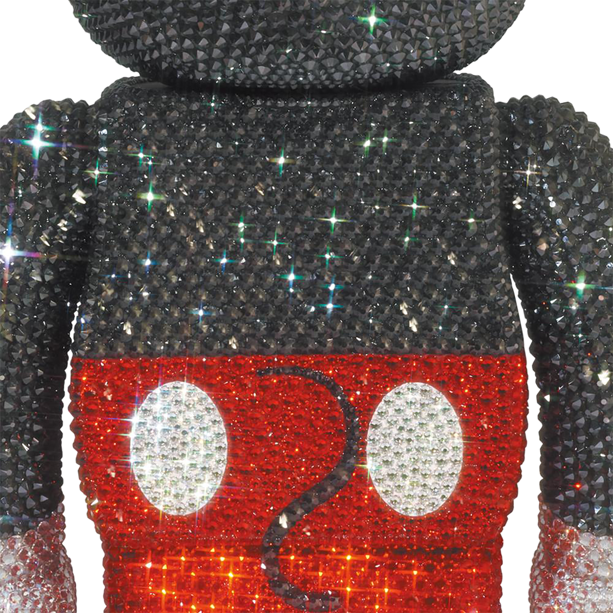 CRYSTAL DECORATE MICKEY MOUSE BE@RBRICK 400% R&W Ver.《Planned to be shipped in late October 2021》