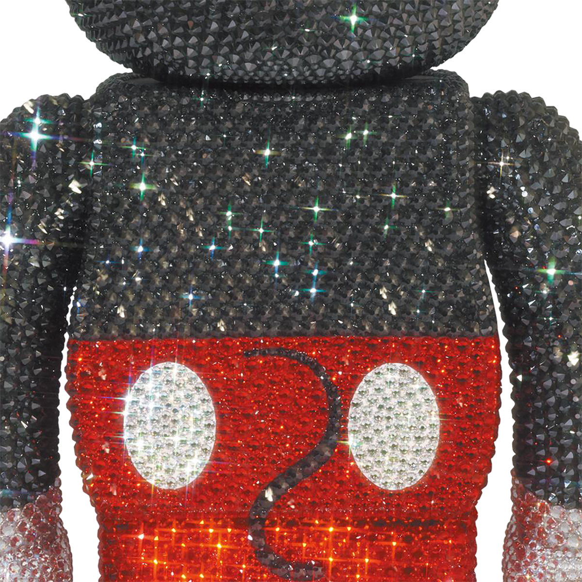 CRYSTAL DECORATE MICKEY MOUSE BE@RBRICK 400% R&W Ver.《Planned to be shipped in late October 2021》