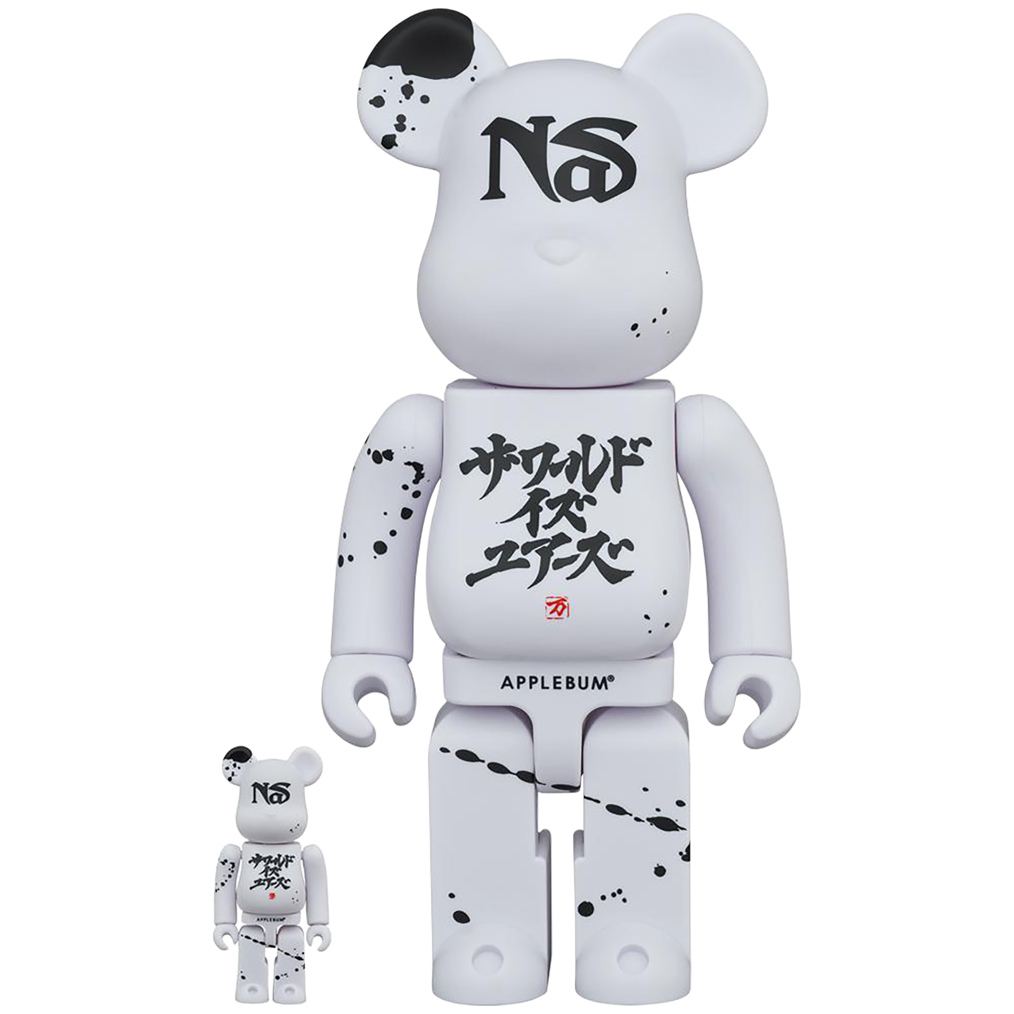 BE@RBRICK × NAS × APPLEBUM BE@RBRICK 100% & 400%
