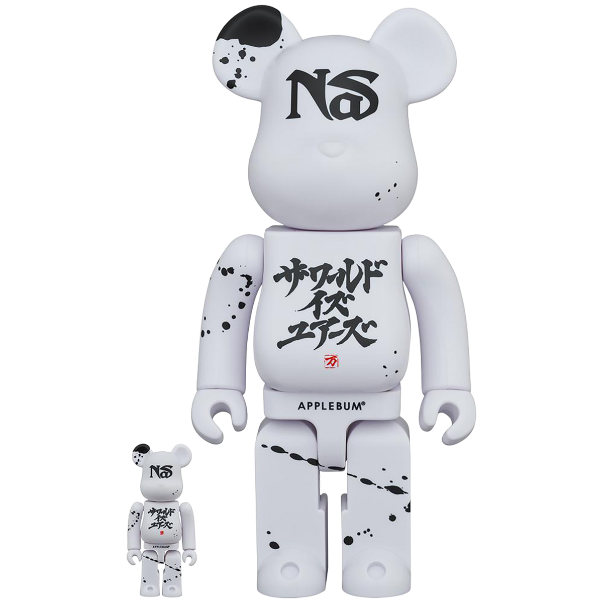 BE@RBRICK × NAS × APPLEBUM BE@RBRICK 100% & 400%