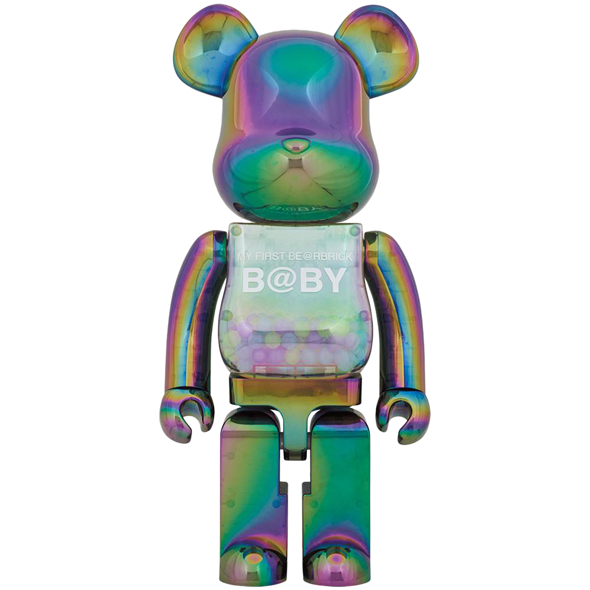 MY FIRST BE@RBRICK BABY CLEAR BLACK CHROME Ver. 1000％