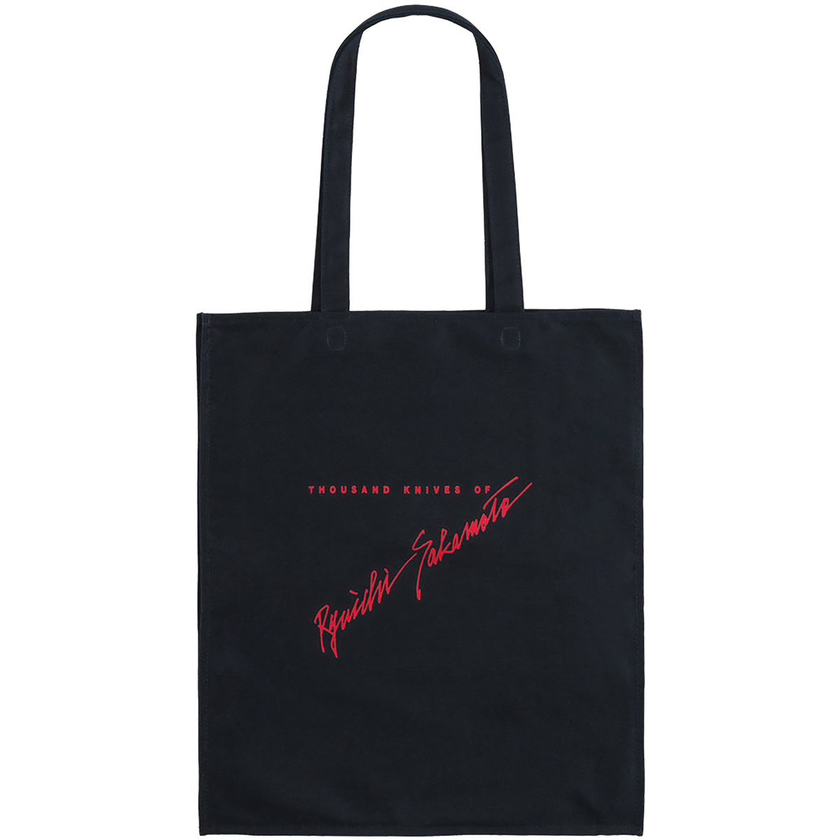 MLE Ryuichi Sakamoto "Thousand Knives" TOTE BAG《Planned to be shipped in late December 2025 / Order period is until September 27》
