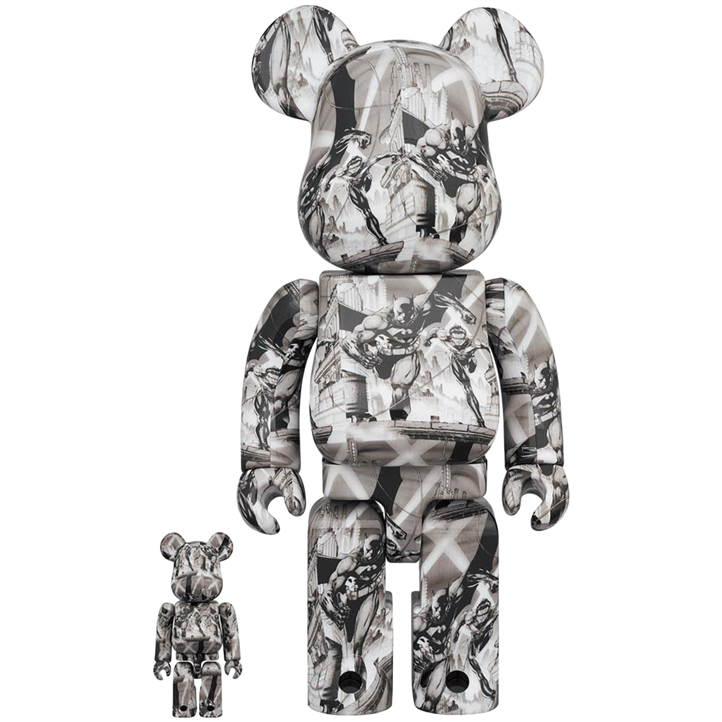 BE@RBRICK BATMAN HUSH (Pencil Art Ver.) 100% & 400%