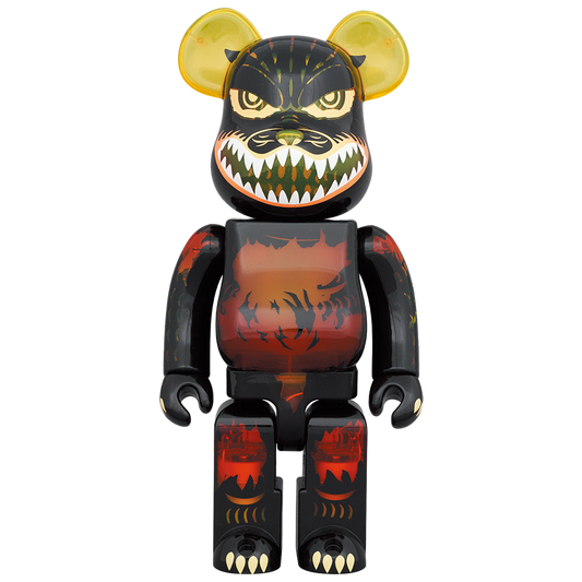 BE@RBRICK 哥斯拉 VS Destoroyah 版哥斯拉 (Meltdown: Clear Yellow Ver.) 400%