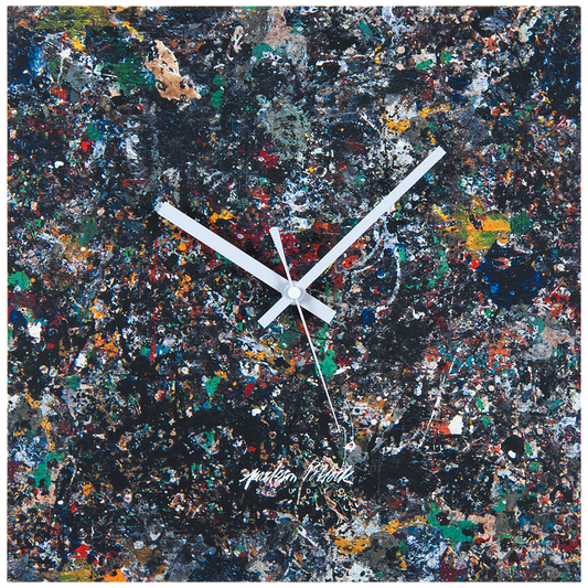 WALL CLOCK "Jackson Pollock Studio 03" made by KARIMOKU